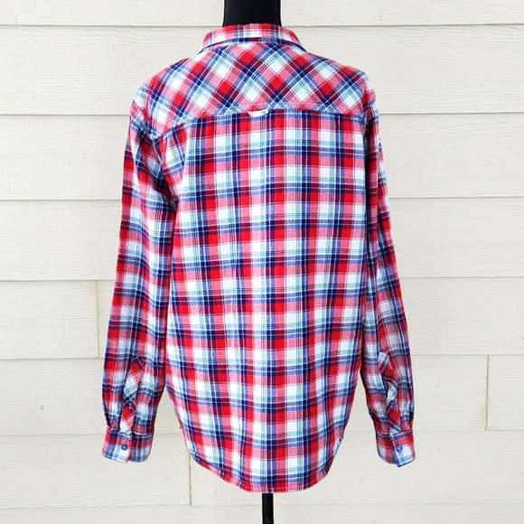 SILVER JEANS Button Down Plaid Shirt (XL) - Picture 4 of 13